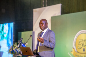 Governor Seyi Makinde Speaking on Sustainable Leadership at the ICAN Conference