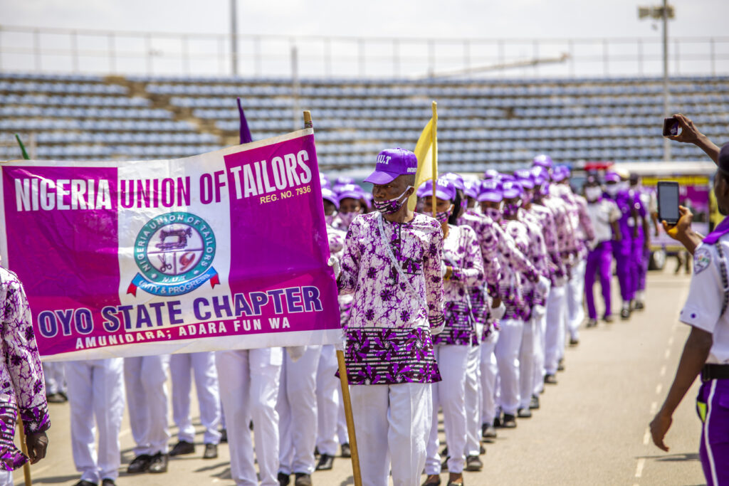 Governor Seyi Makinde's Worker's Day Speech: Parade by Tailors' Association