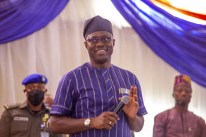 Seyi Makinde speaks at the first edition of The Forum by Christ Church