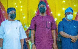 Governor Seyi Makinde at the swearing-in of elected LGA Chairmain