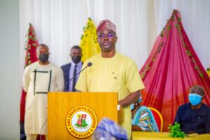 Gover Makinde at the Town Hall Meeting on the 2022 Budget