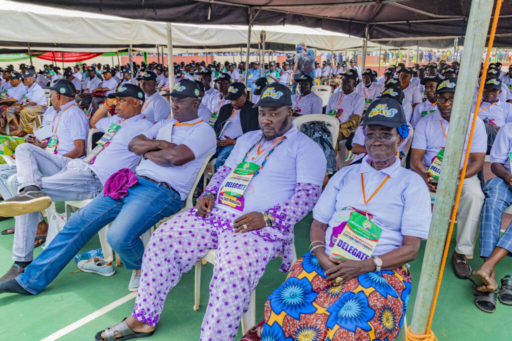 Delegates at the Oyo PDP Governorship Primary Election on May 25, 2022