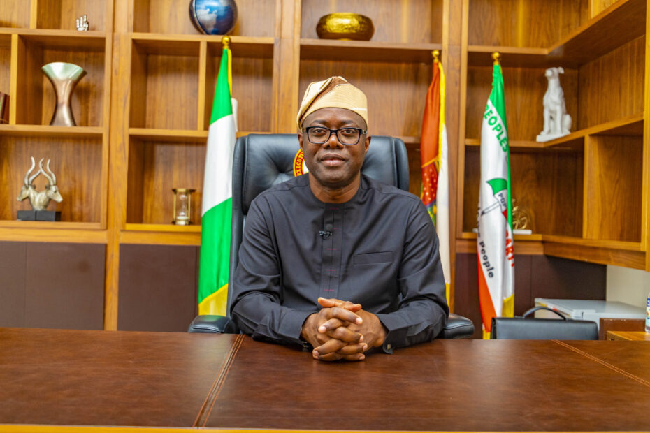 IMG_9974 Picture of Governor Seyi Makinde during the Three Years in Office Broadcast on May 31, 2022