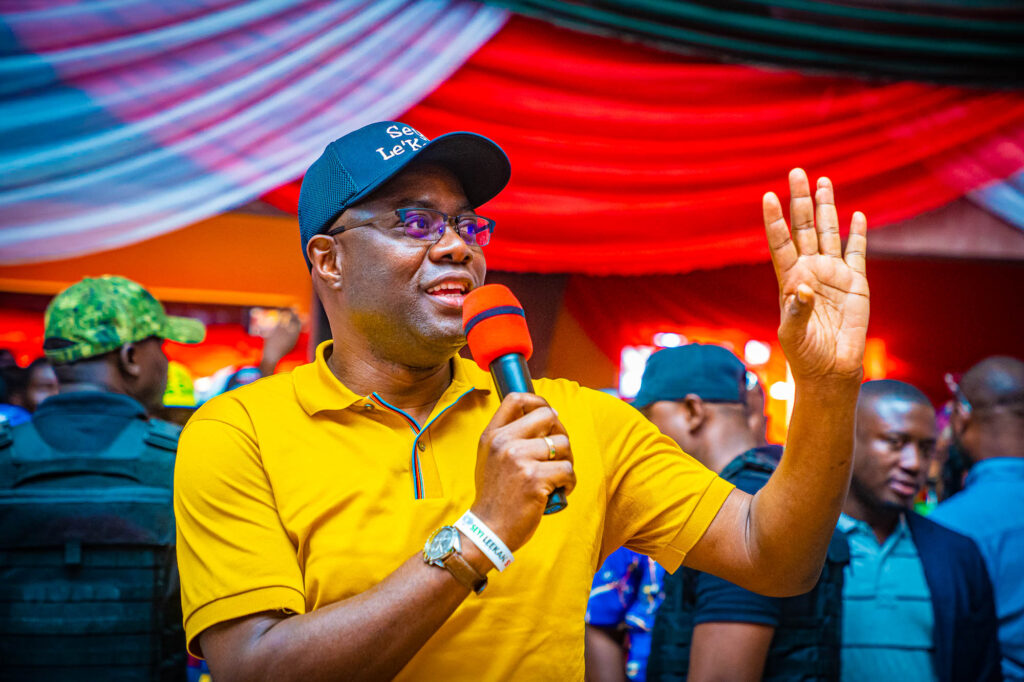 Governor Seyi Makinde meeting stakeholders at Ogbomoso zone