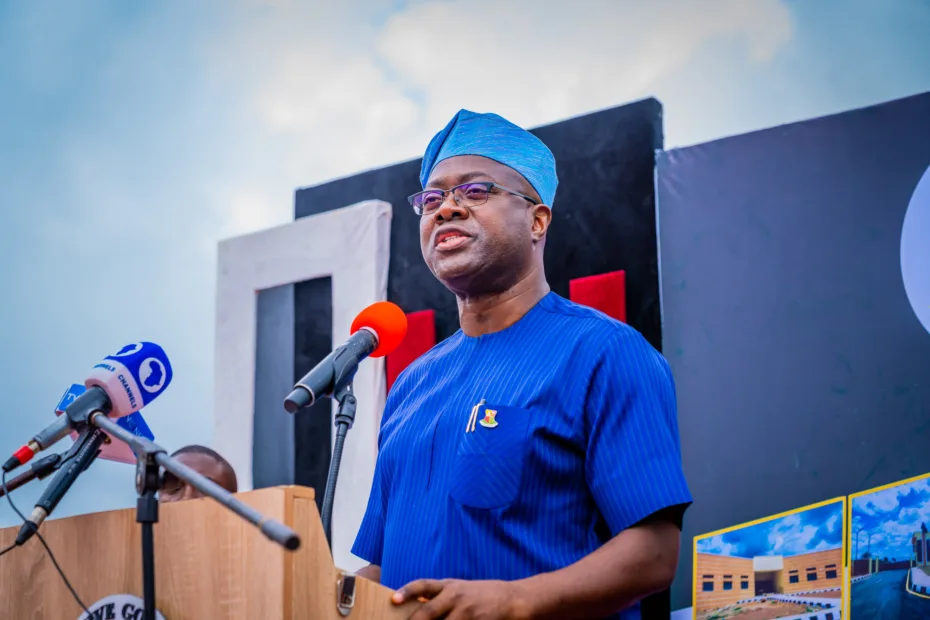 LAUTECH Iseyin (14) Governor Seyi Makinde delivering his remarks at the inauguration of LAUTECH Iseyin Campus on 15 September, 2023
