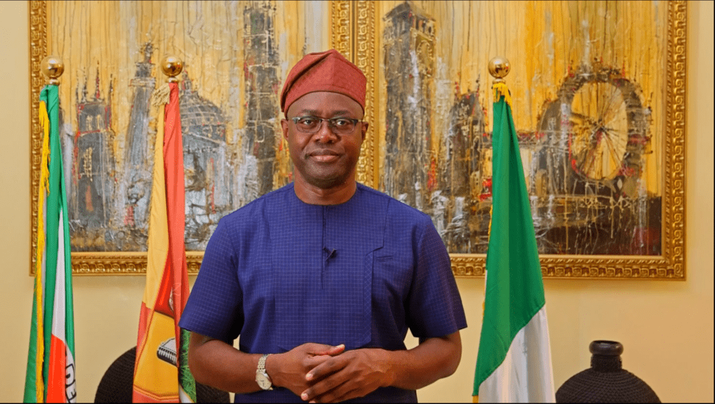 Governor Seyi Makinde delivering his New Year Address 2024