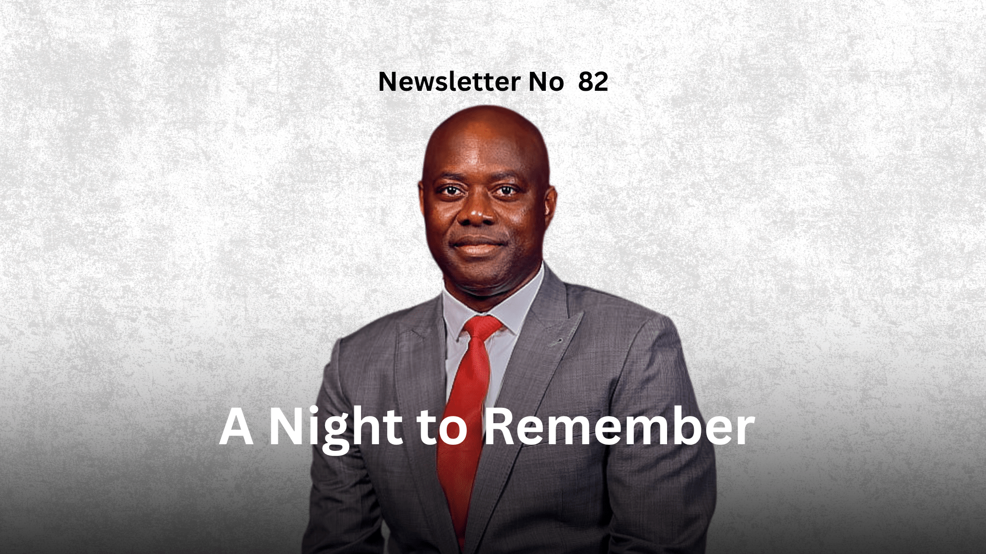 Newsletter No 82: A Night to Remember Graphic