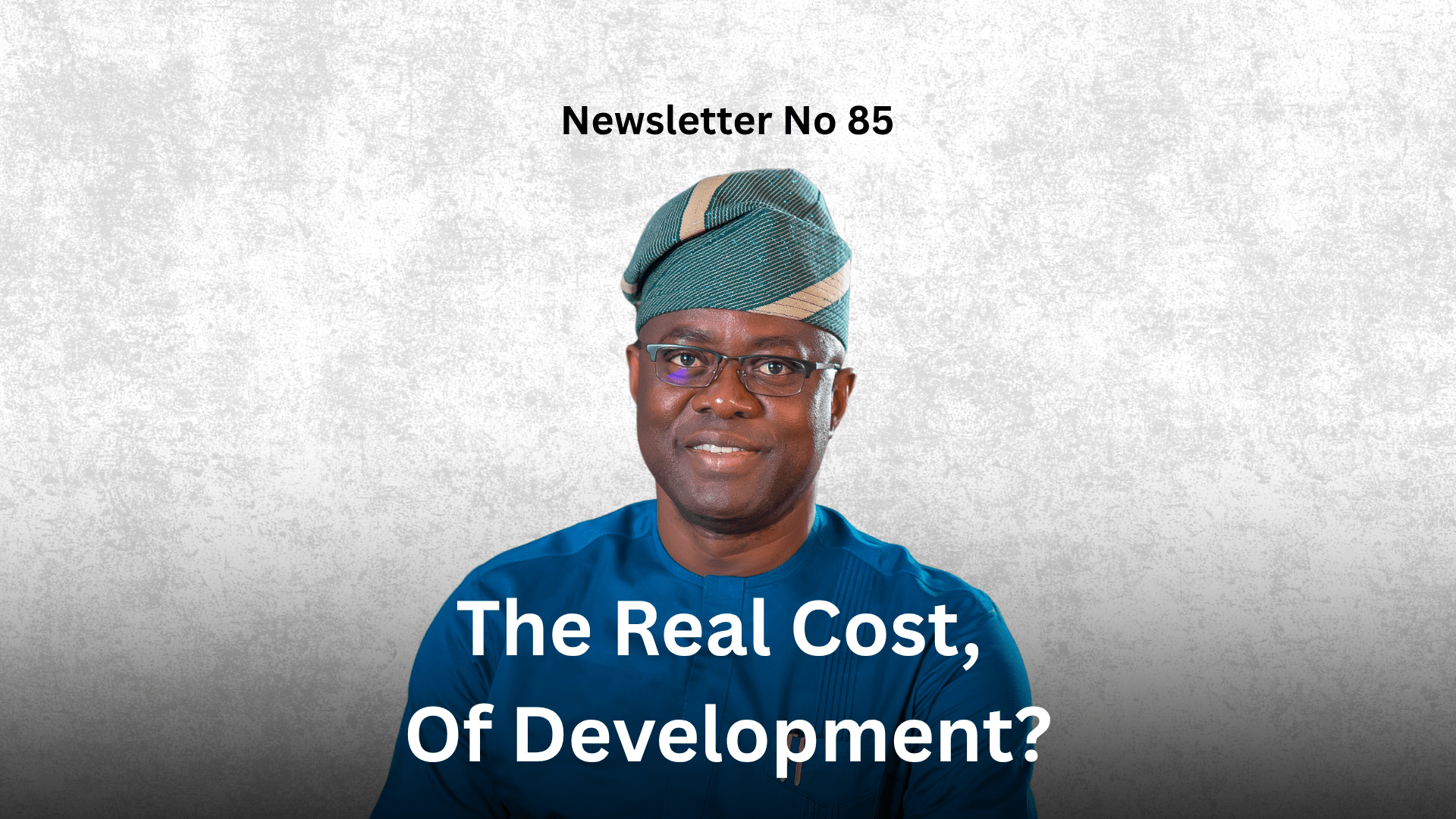 Newsletter No 85: The Real Cost of Development Graphic