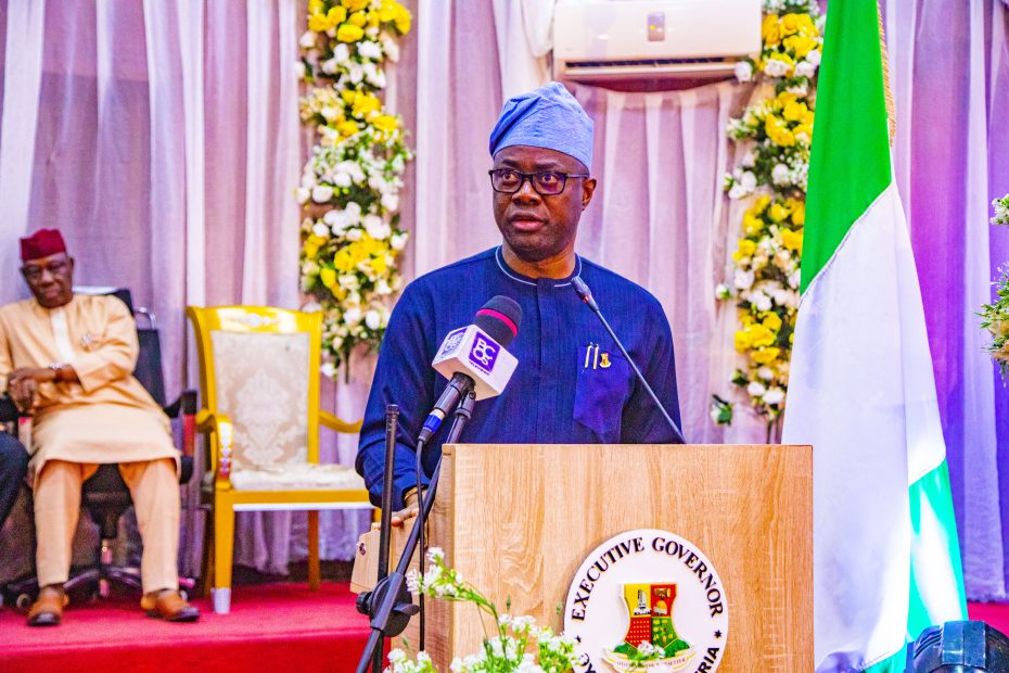 budget 2025_57 Governor Seyi Makinde delivering his speech during the presentation of the 2025 Budget of Economic Stabilisation on 13 November 2024