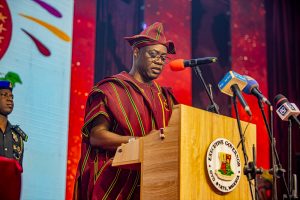 Governor Seyi Makinde delivering his remarks at the opening cermony of Oyo State at 50 celebrations on 26 January 2026