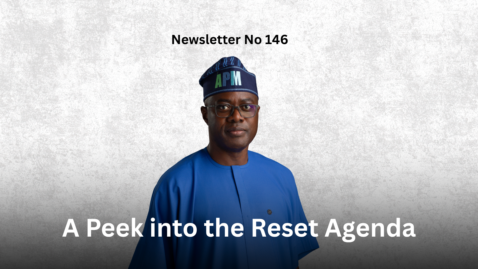 Newsletter No 146: A Peek into the Reset Agenda Graphic